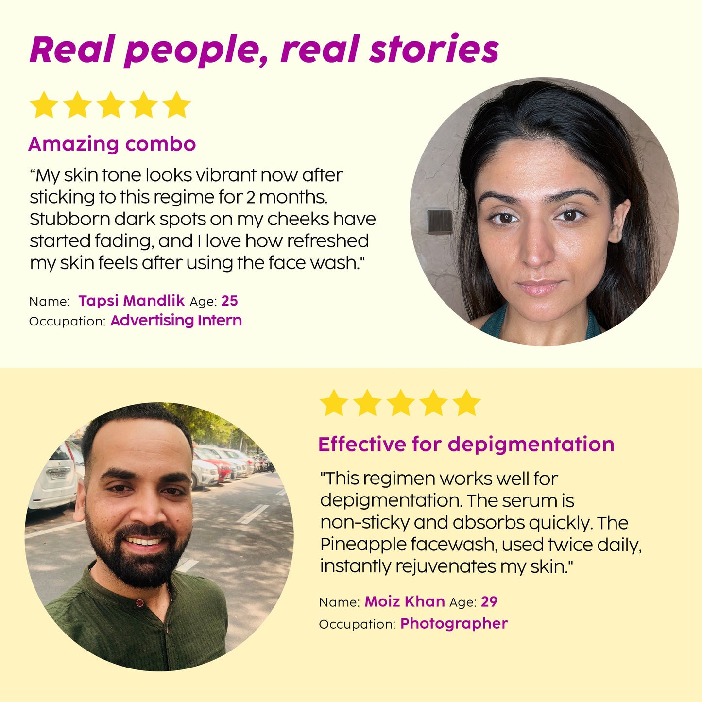 مجموعة غسول ومصل الوجه لإزالة التصبغات بالأناناس