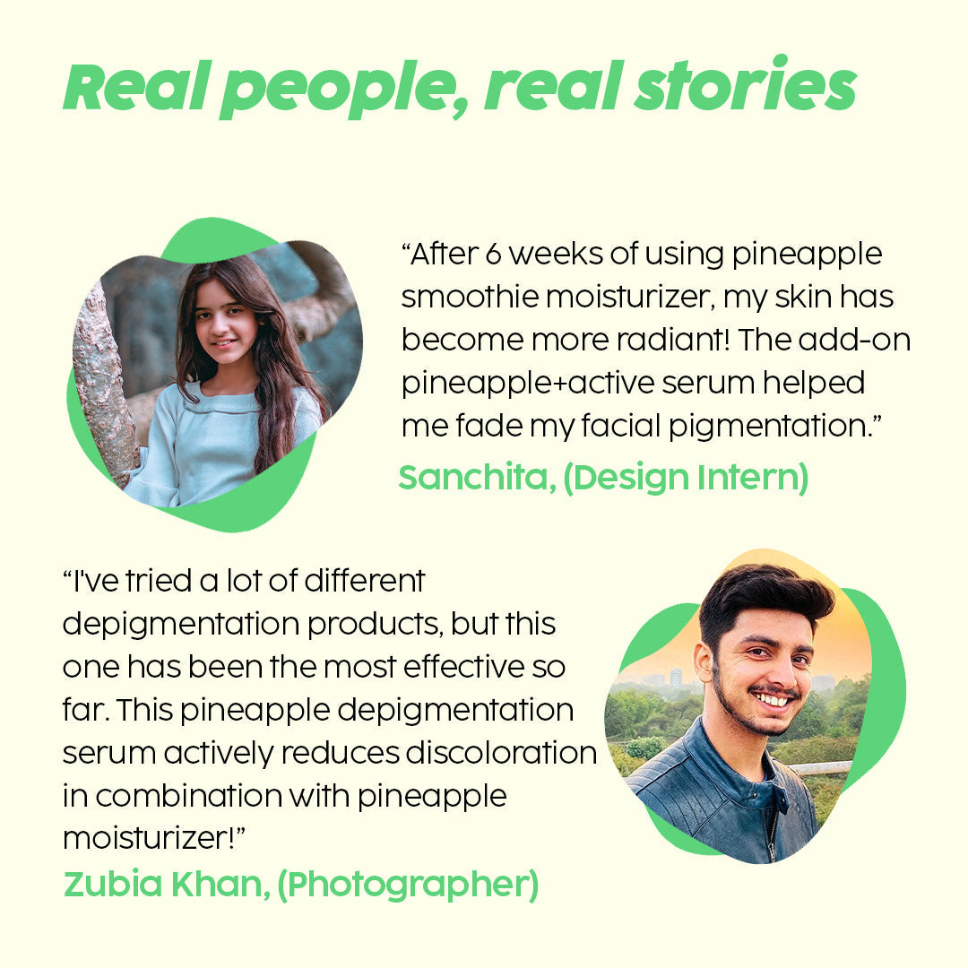 سيروم ومرطب الأناناس لإزالة التصبغات - مجموعة