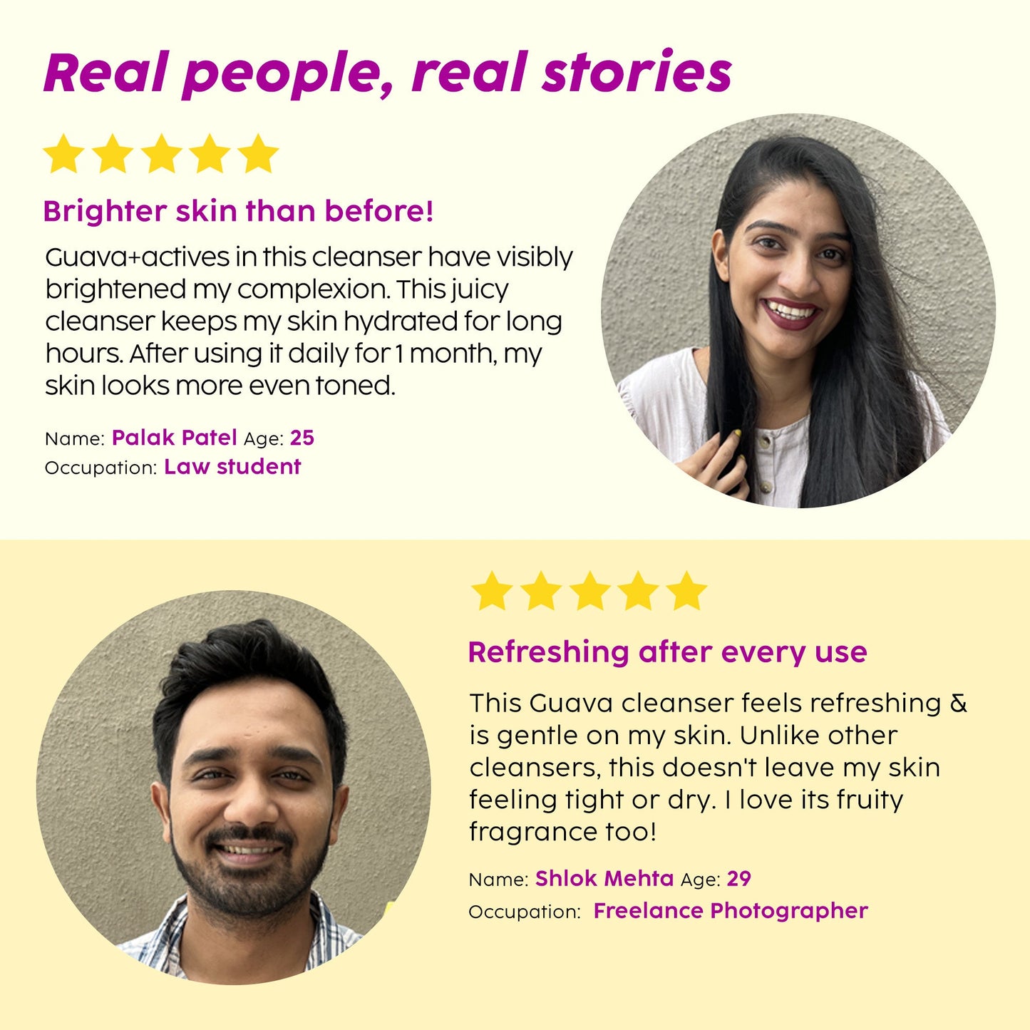 Guava Glow Juicy Cleanser For Skin Brightening With Vitamin C