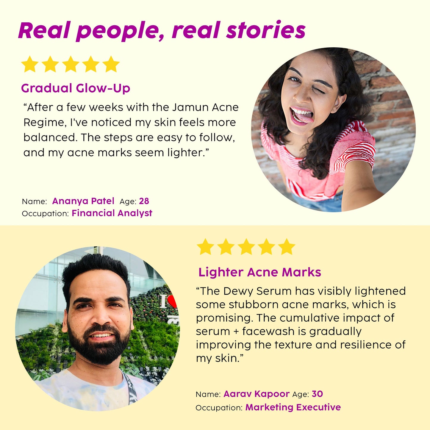 مجموعة جامون لعلاج حب الشباب مع منظف ومصل - كومبو