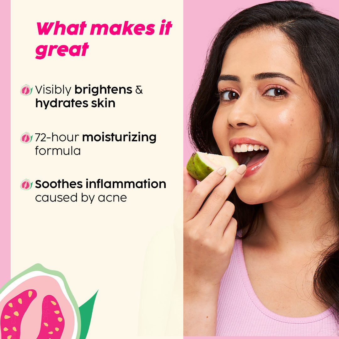 Guava Glow Regime with Cleanser & 10% Vitamin C Serum for Superbright Glow
