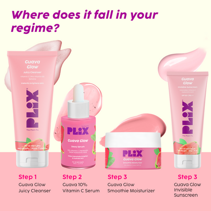 Guava Glow Juicy Cleanser For Skin Brightening With Vitamin C