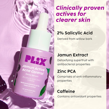 Jamun Active Acne Serum with 2% Salicylic Acid
