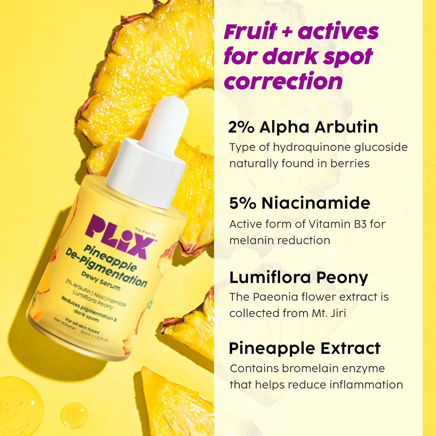 Pineapple De-Pigmentation Serum and Moisturizer- Combo