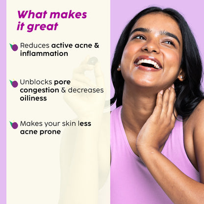 Jamun Active Acne Juicy Cleanser with Salicylic Acid & Betaine