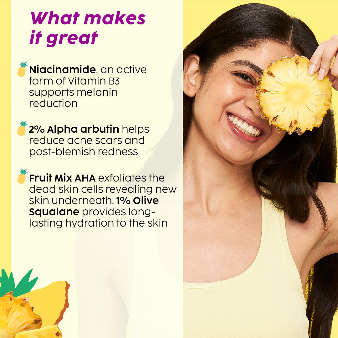 Pineapple De-Pigmentation Serum and Moisturizer- Combo
