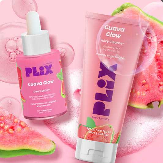 Guava Glow Regime with Cleanser & 10% Vitamin C Serum for Superbright Glow